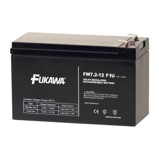 FW7.2-12U F1 / 12 V / 7.2 Ah • Fukawa